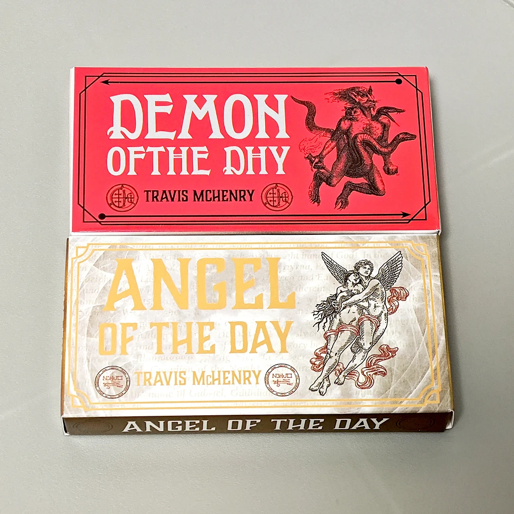 Angel of The Day Oracle / Demon of The Day Oracle: 40 Inspirational Messages 10*5cm