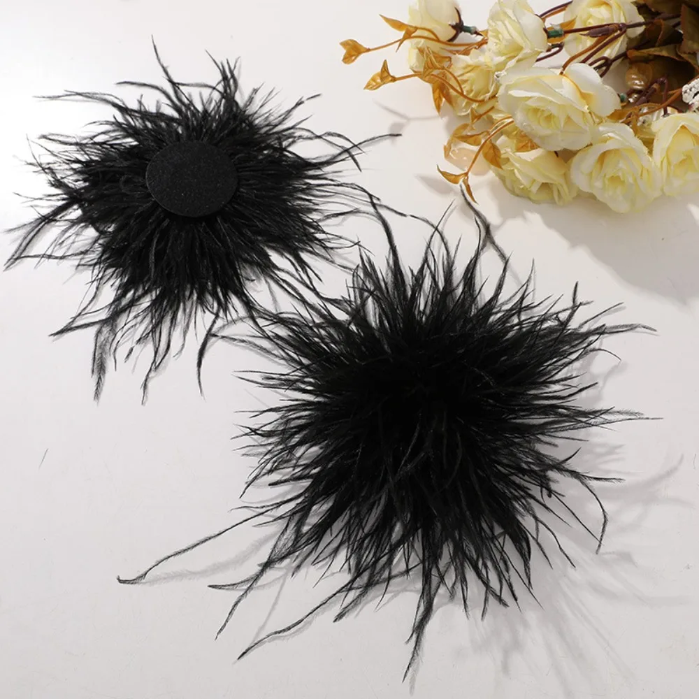 Fluffy Soft Ostrich Feather Accessory Multi-Color DIY Garment Trim Accessory Multi-Purpose DIY Handmade Accessory