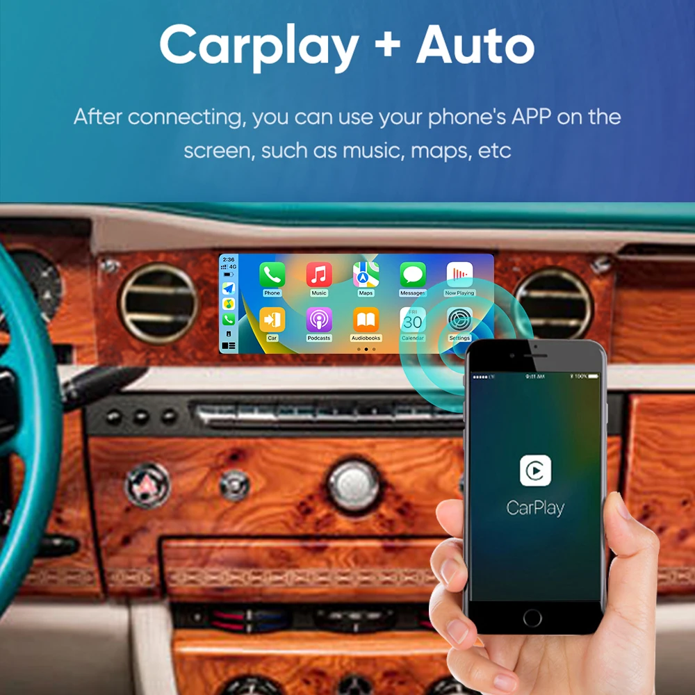 For Rolls Royce Ghost Phantom 2004-2012 Android Car Radio Multimedia Video Carplay Autoradio Stereo GPS Navigation Head Unit