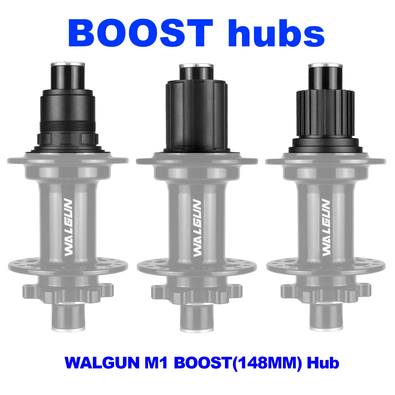 WALGUN freehub HG XD/XDR MS for mtb M1 boost rear bike hub micro spline 12 11 v cube thru free hub body 6 pawls bike hub adapter