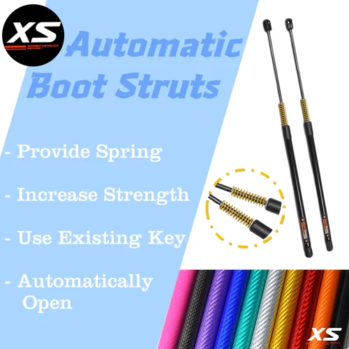 Imagen 2 del producto Puntales de maletero automáticos con resorte para Subaru Legacy Liberty BH Wagon 1998-2003, soporte de elevación abierta automática, amortiguador de choque