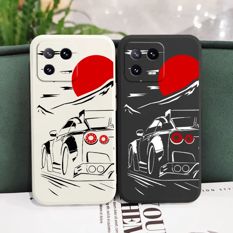 

Red Sports Car Phone Case For Xiaomi 17 15 15T 14 14T 13 13T 12 12X 12T 12S Mi 11 11T 10 10T Pro Max Lite Liquid Silicone Cover