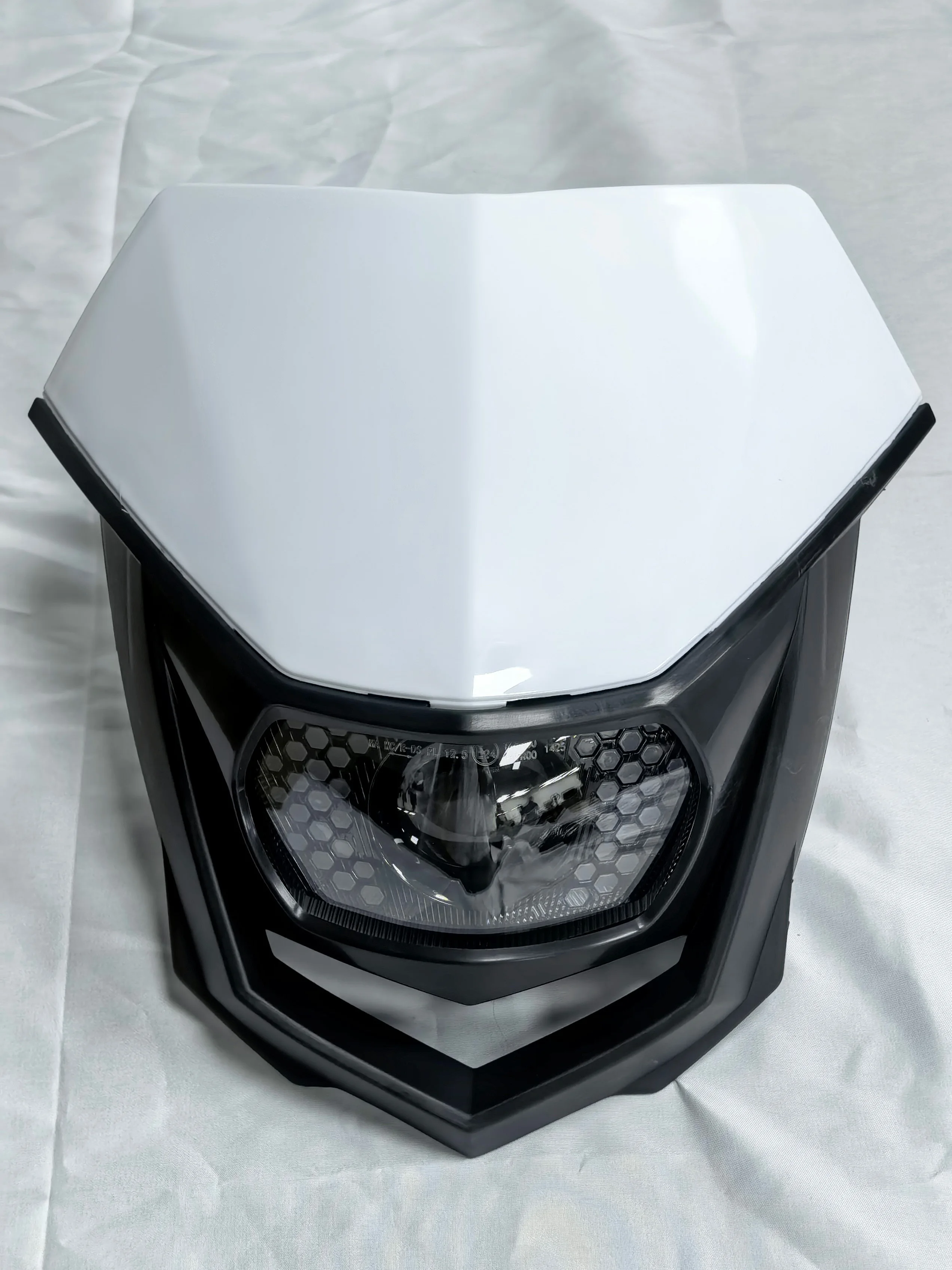 AliExpress Truckmall Universal For KTM Honda Suzuki Kawasaki Yamaha Dirt Bike Off-road LED Headlight lamp Mask Fairing Motocross Light Assembly E24