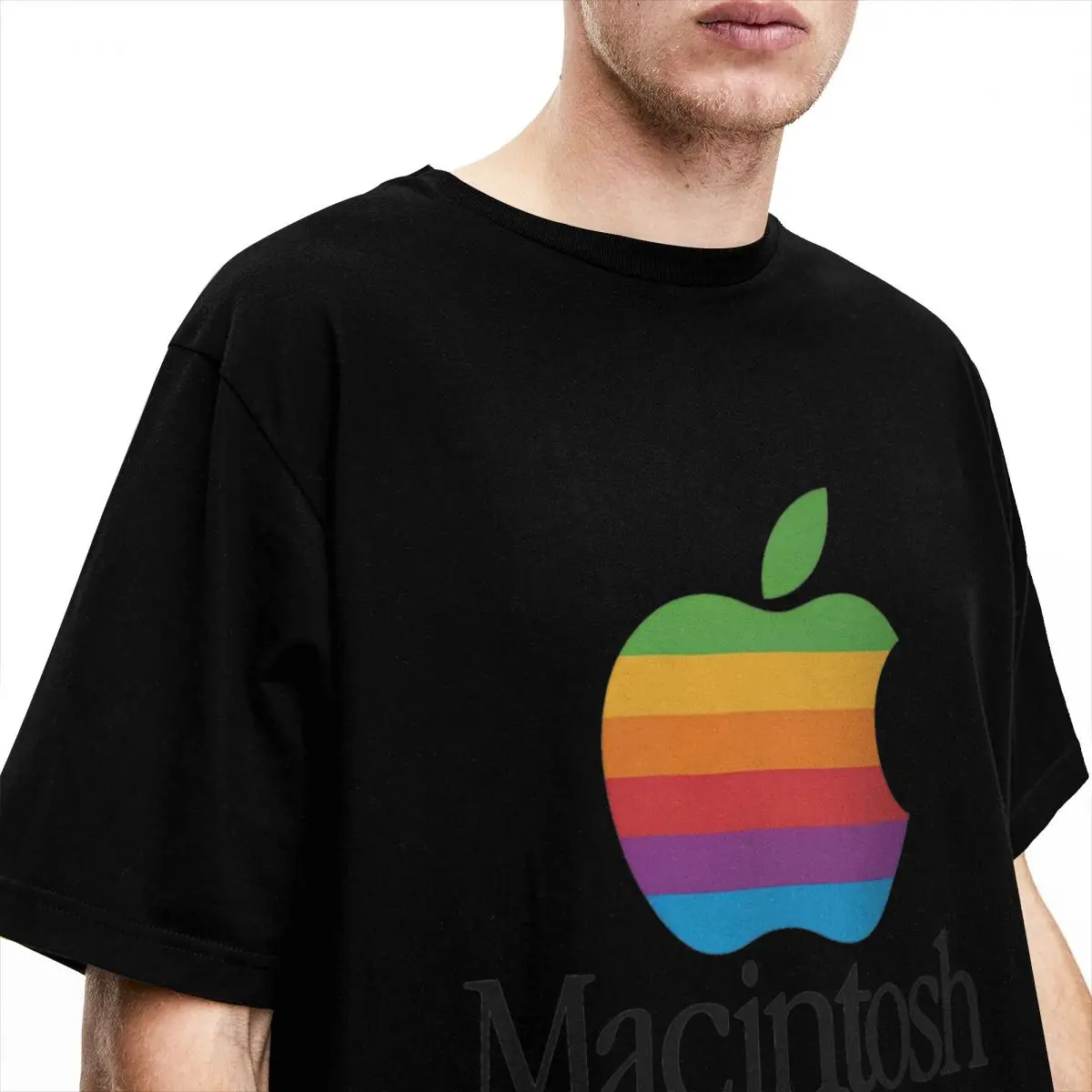 Haikyuu T Shirt Macintosh Pure Cotton T Shirts apples Hip Hop Tshirt for Couple Summer Y2K Basic Custom DIY Short Sleeve Top Tee