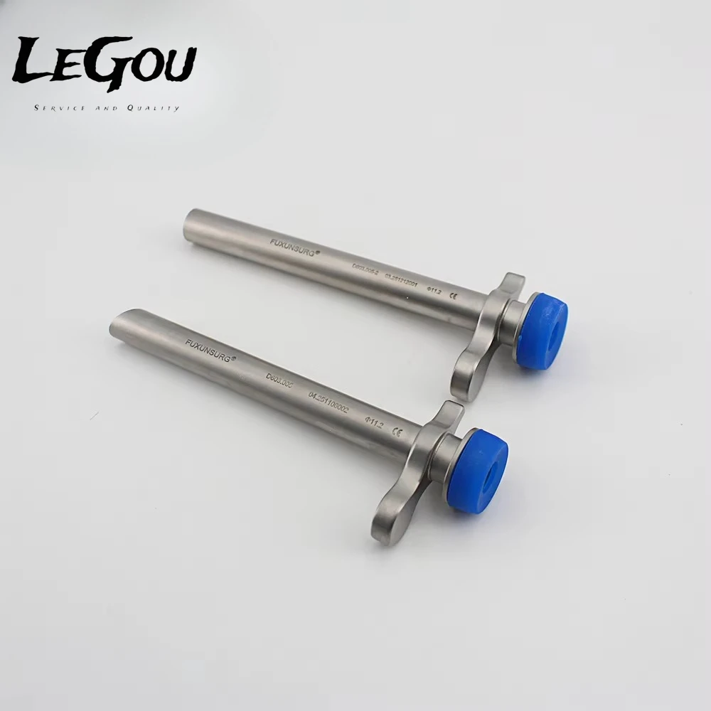 LeGou Professional Uniportal Manual Stainless Steel Interlaminar Spine Instruments Cannula Working Sheath