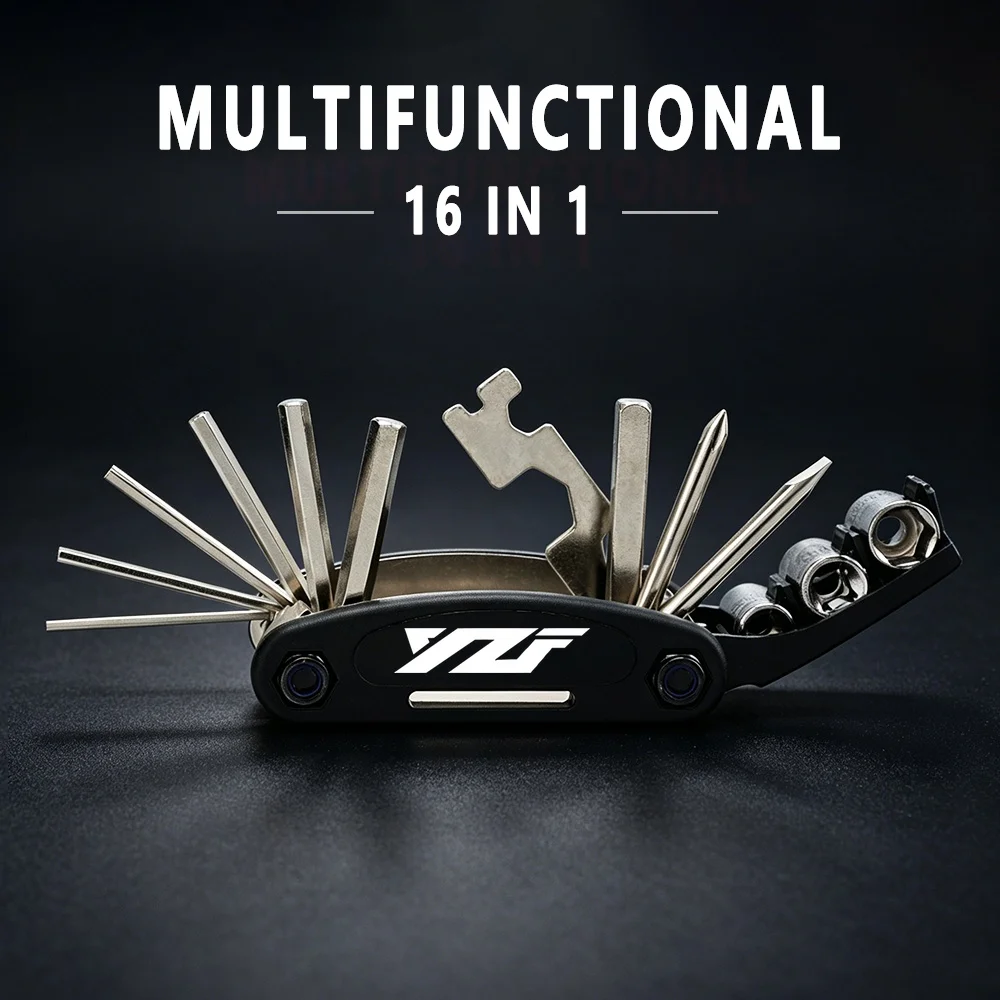 

For yamaha YZF R6 YZFR6 YZF-R R1 YZFR1 YZF-R1 2016-2020 Socket Wrench Portable Multifunction Screwdriver Multi Repair Tool Set