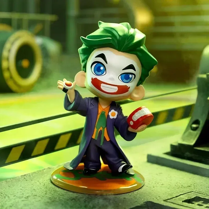 Pop mart dc liga da justiça infância série caixa cega acho saco caixa mistério brinquedos boneca bonito anime figura ornamentos presente