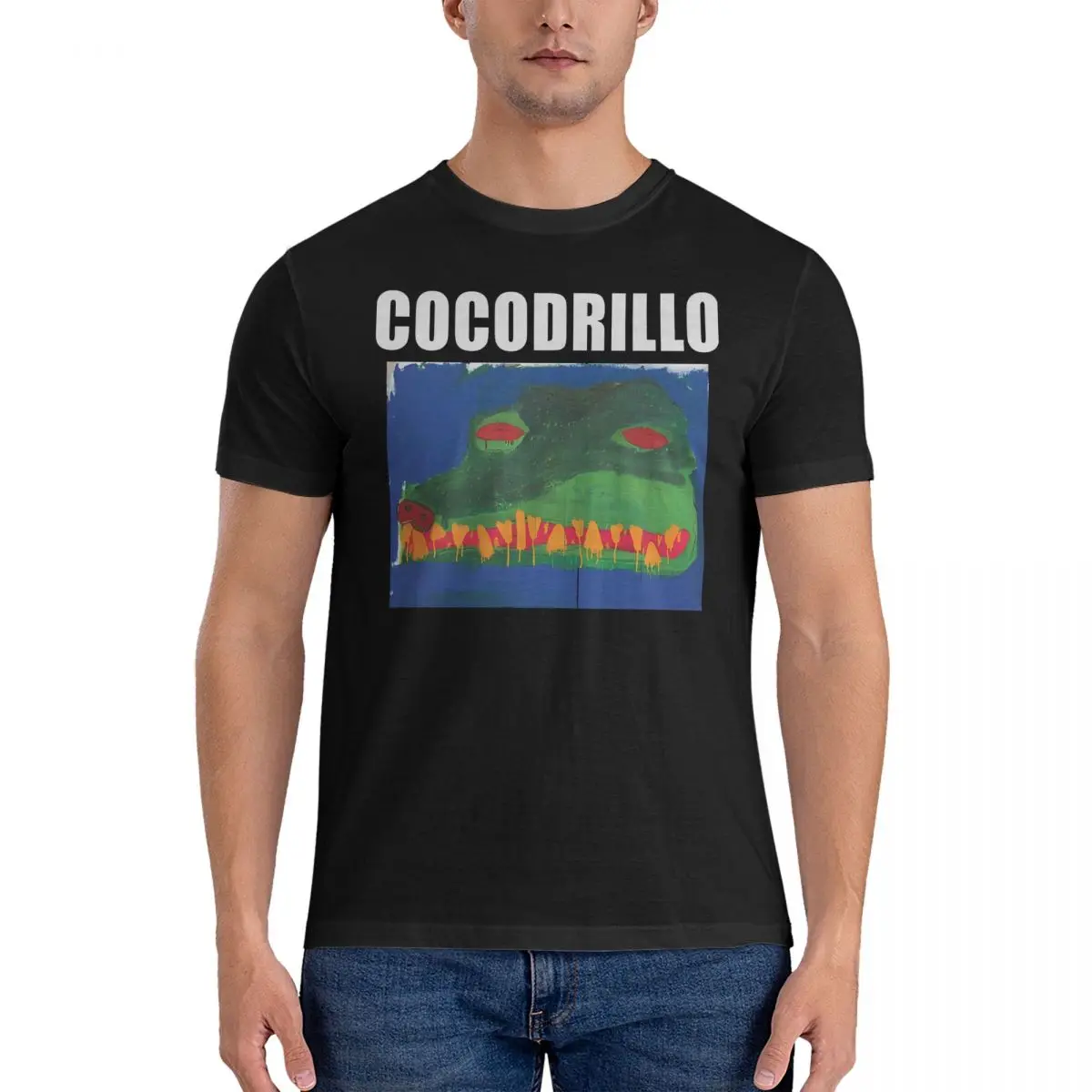 Merch Cocodrillo T Shirt for Men 100% Cotton Fashion T-Shirt Round Collar Bronson Tee Shirt Short Sleeve Clothing Gift Idea