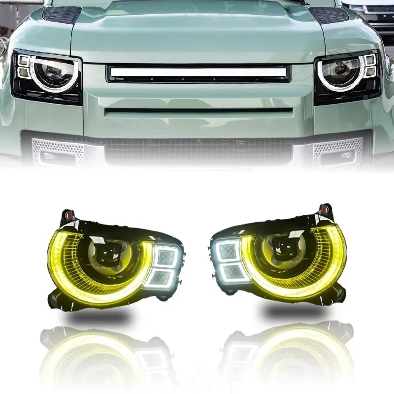 

Горячий продавец, новый 12 В 6000 К для Defender Matrix LED DRL 25 Вт 6000LM, прочный универсальный монтаж