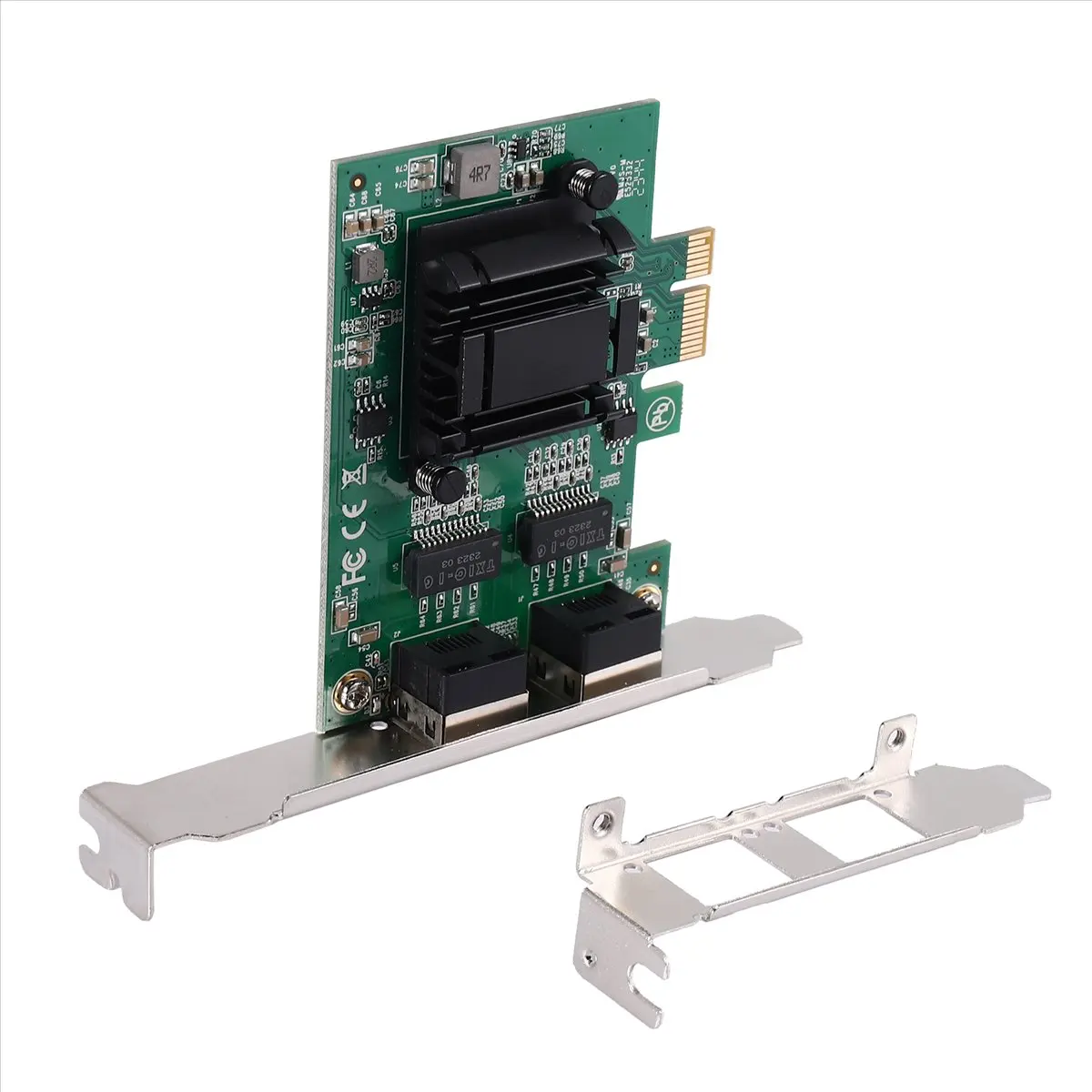 A71Z 2-Port Gigabit PCIe Network Card 1000M Dual Ports PCI Express Ethernet Adapter with 82571EB LAN NIC Card for