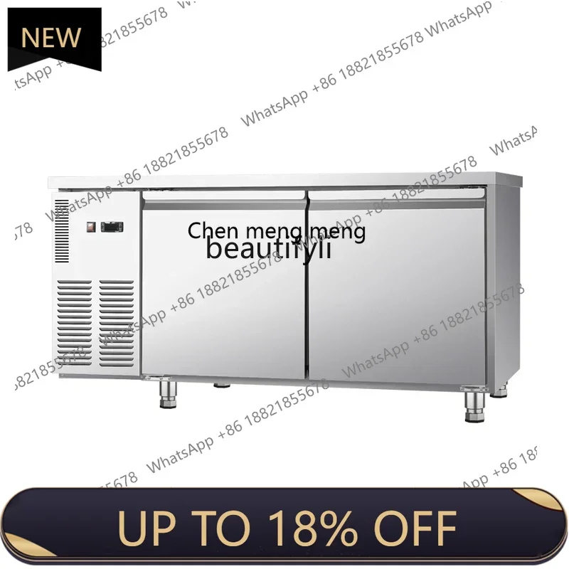 

New arrive Air-cooled workbench refrigerated and fresh-keeping frozen frost-free insert refrigerator commercial