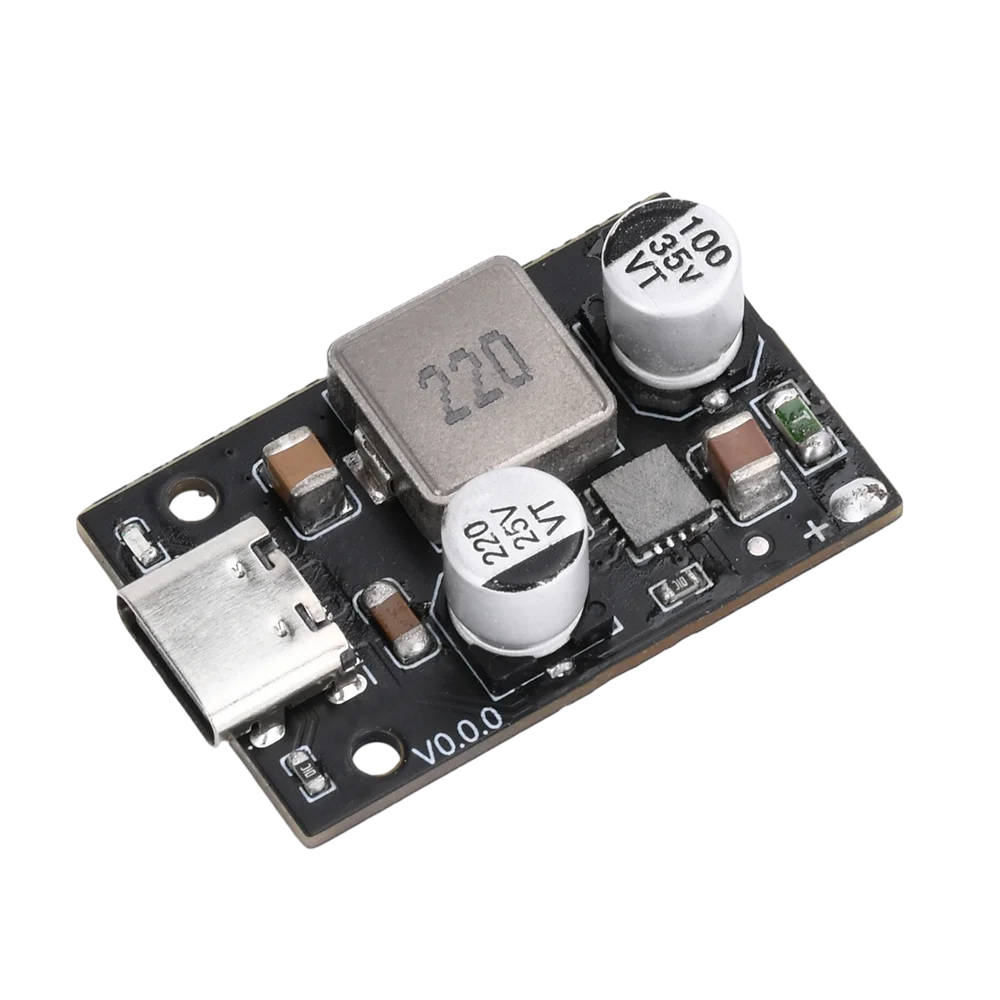 PD65W Fast Charging Module 8~30V DC to USB Type C PD 3.1 QC3.0 Fast Charge Step-Down Power Module Quick Charge Adapter