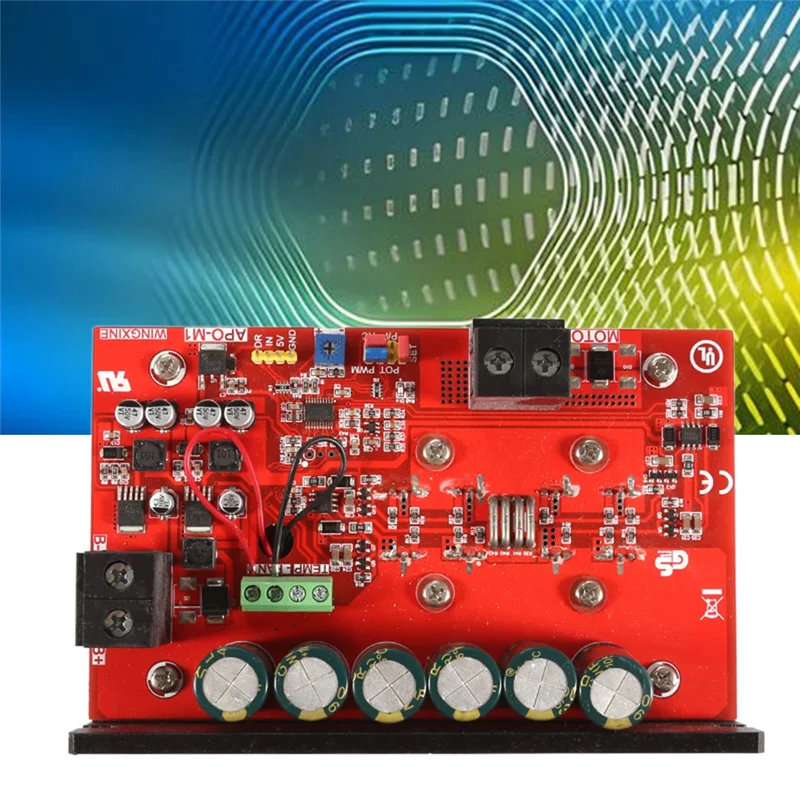 

APO-M1 2400W 24V-48V ESC Controller With 3 Function And DC Brush Motor PWM, Portable Governor