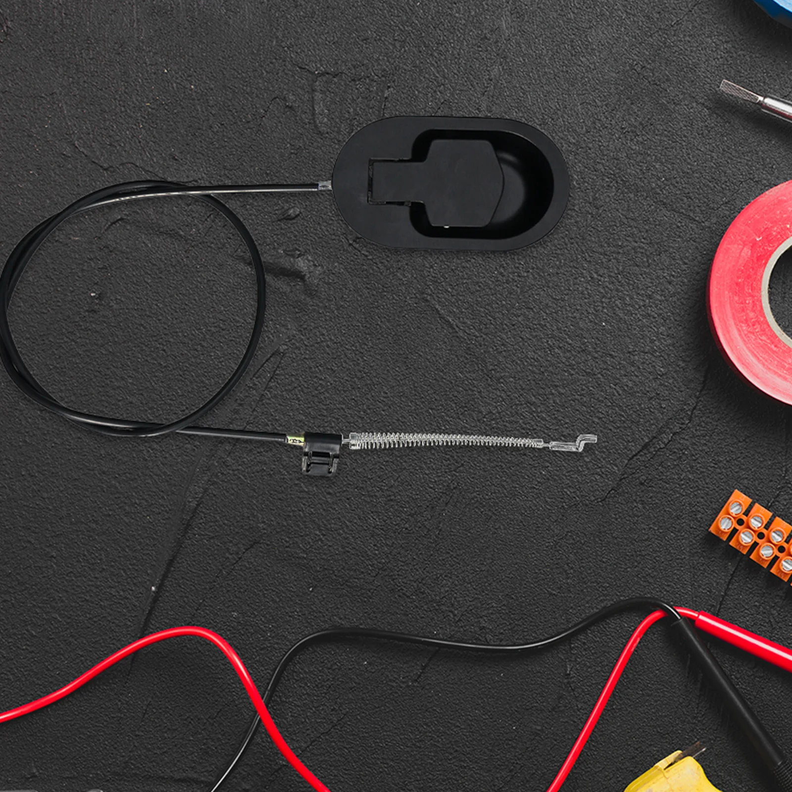 

2Pcs Universal Recliner Pull Handle Aluminum Alloy Replacement Chair Release Lever with Spring Cable for Sofa Couch Recliner