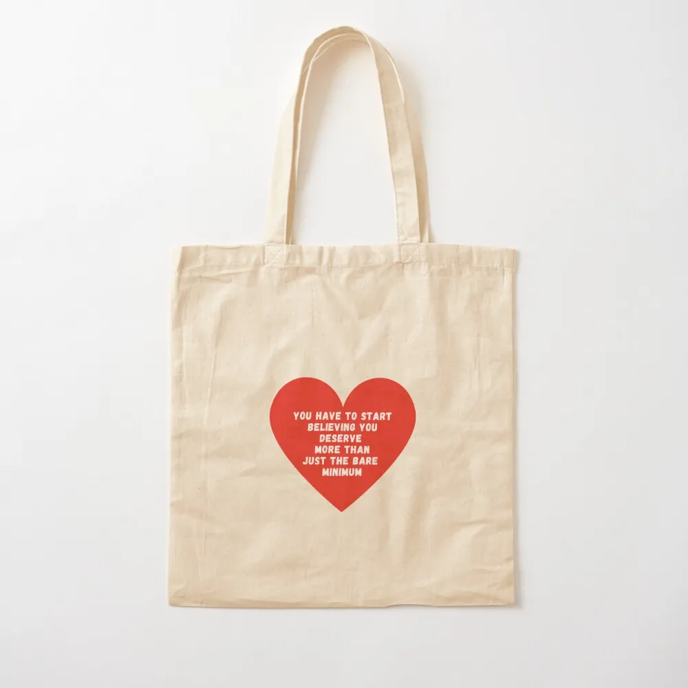 

Red Heart Quote Tote Bag the tote bag Women bags shopper bag woman supermarket folding