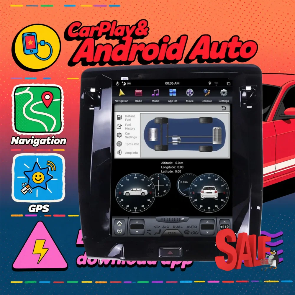 

10.4 inch LCD Screen For Maserati Quattroporte 2013-2020 Carplay Android 13 GPS Navigation Car Radio Multimedia Player Head Unit