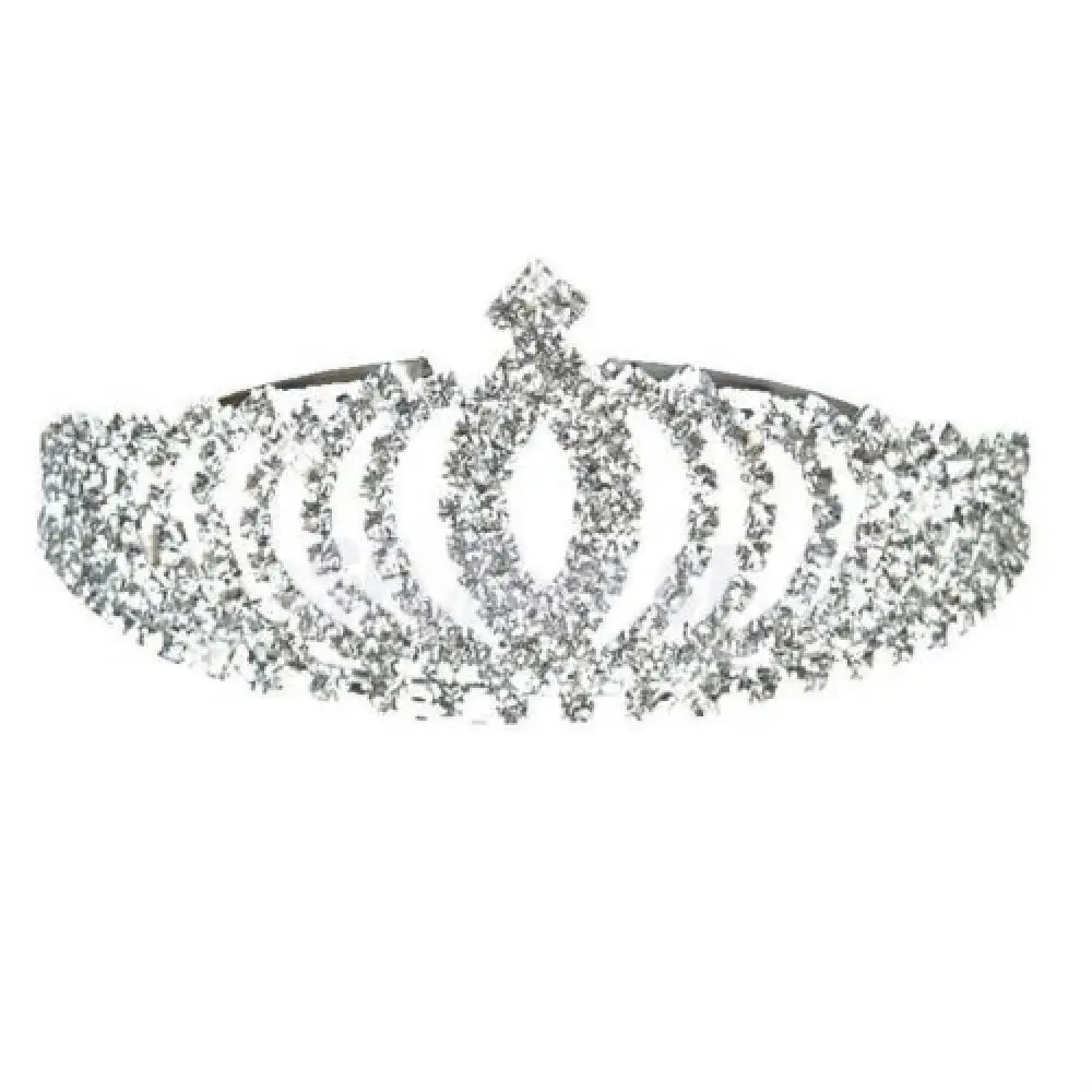 Shimmering Crystal Bridal Tiara, Gorgeous Rhinestone Princess Crown, Stunning Wedding Prom Party Jewelry Gift