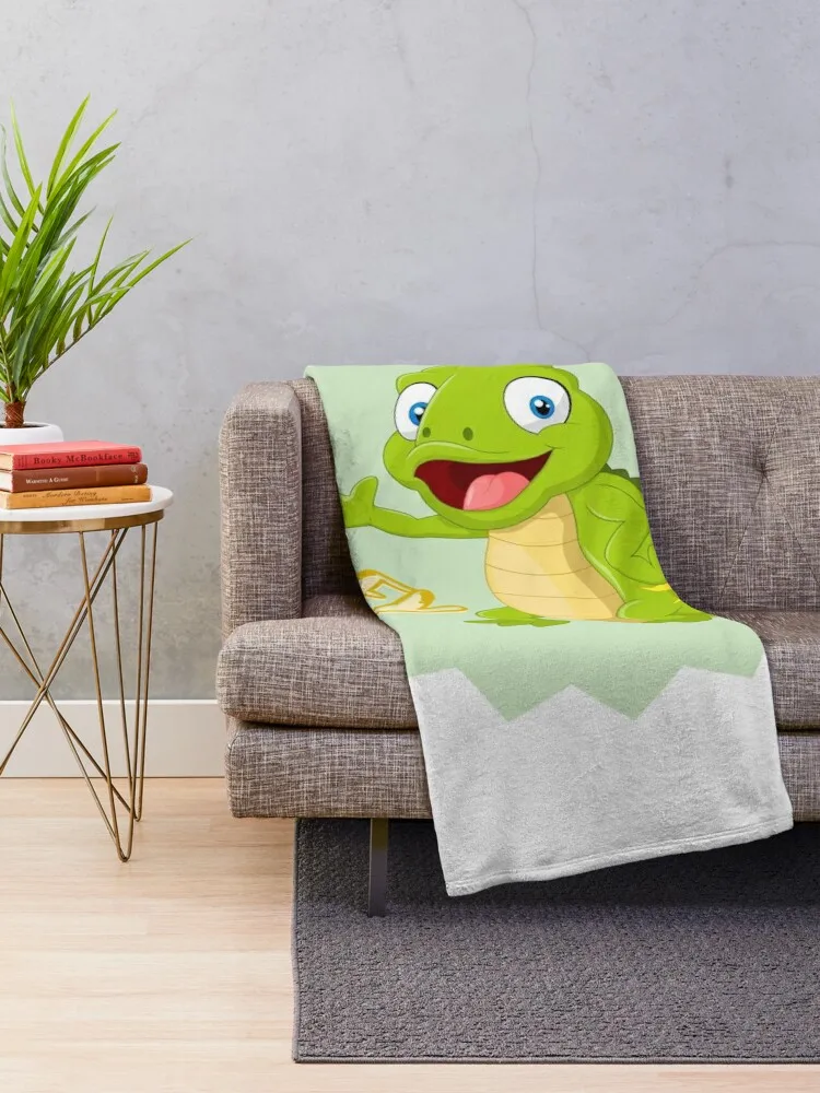 Cute Hey Iguana Throw Blanket Fashion Sofas Luxury Blankets