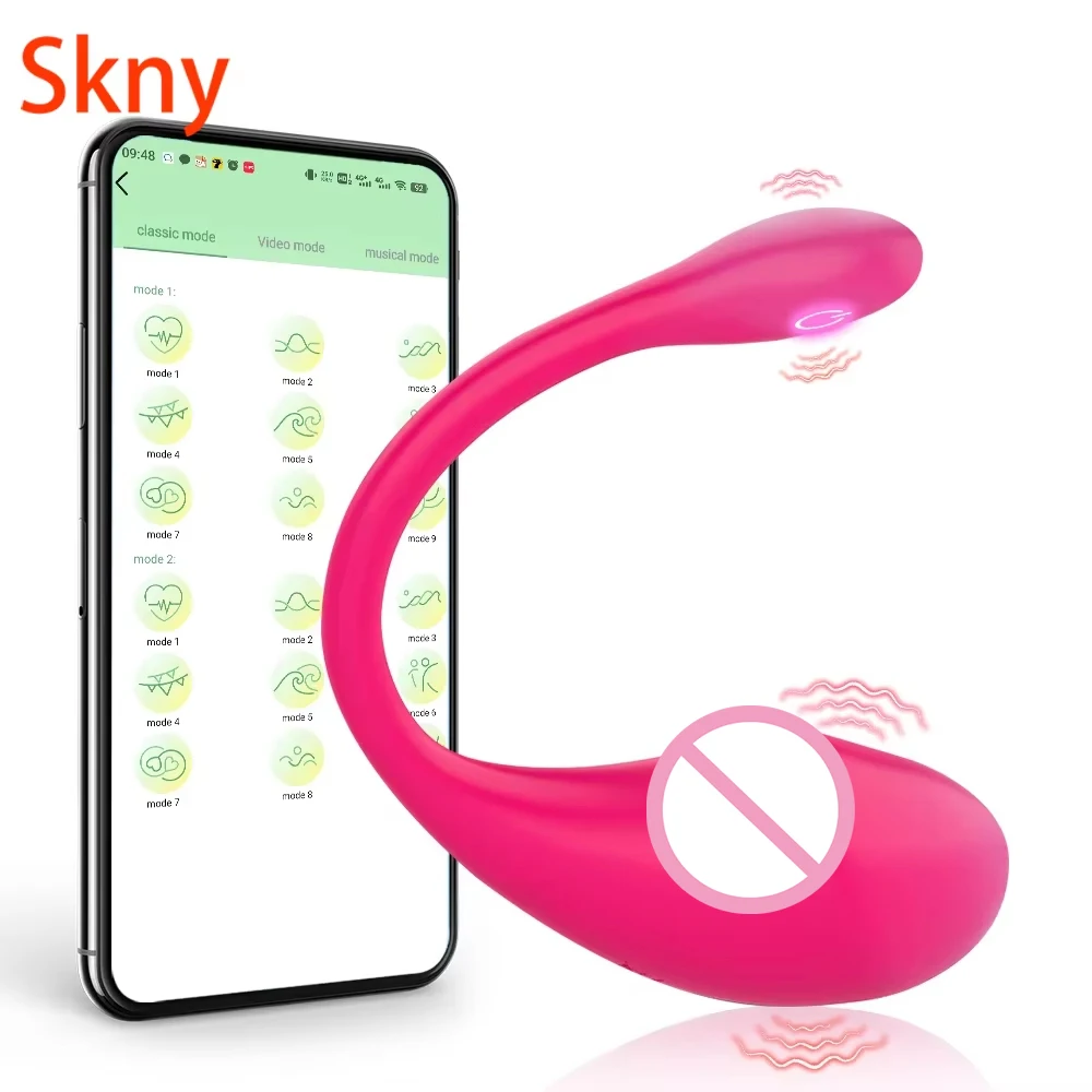 Aplikasi nirkabel telur bergetar untuk wanita Stimulator klitoris dapat dipakai G Spot Vibrator cinta telur Masturbator Wanita mainan seks dewasa 18 +