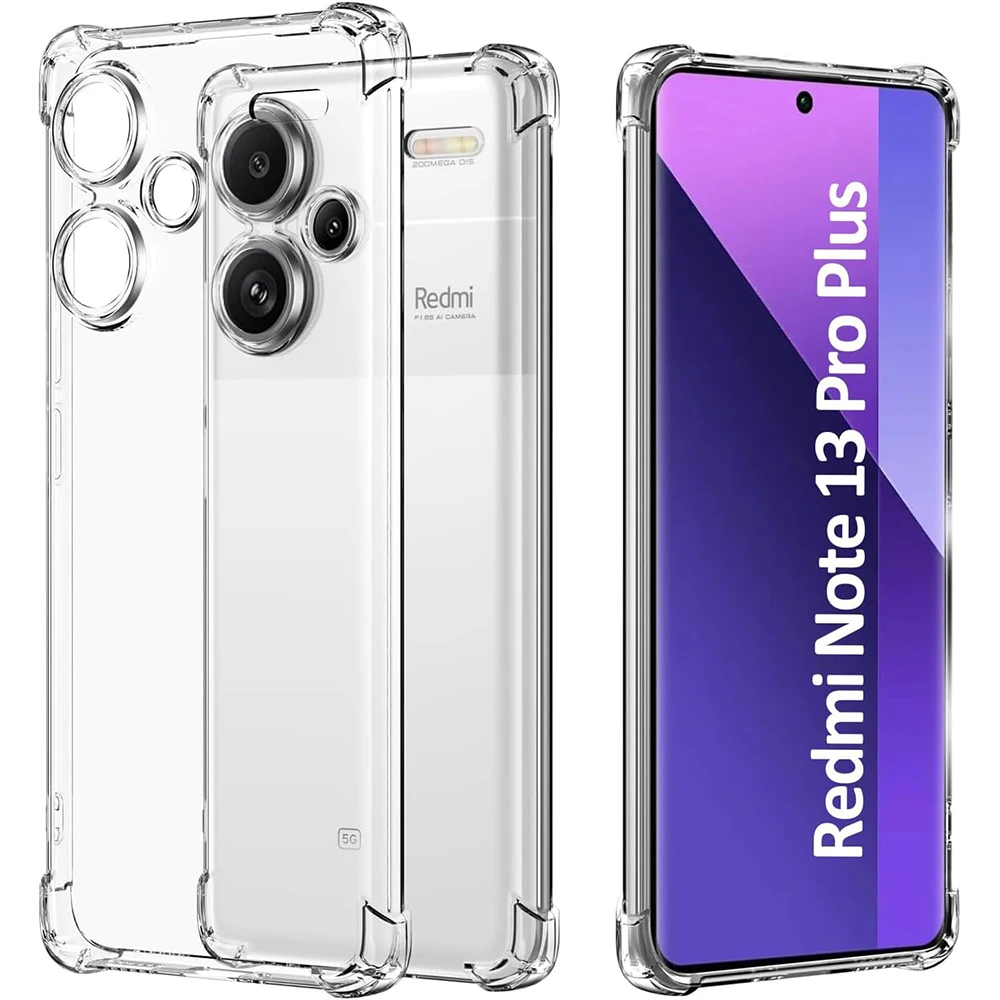 Luxus Silikon Weiche Fall Für Xiaomi Redmi Hinweis 13 12 11 11S 11T Pro Plus Pro + 12C 13C 4G 5G Klare Dünne Abdeckung Stoßfest Shell – Detail 1