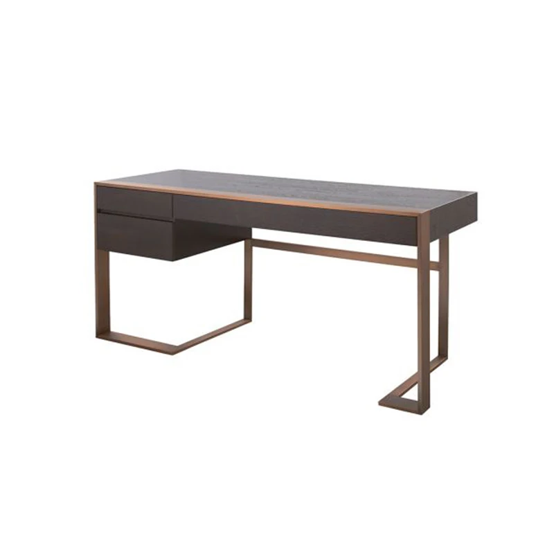 Beautiful combination of dark wood writing desk