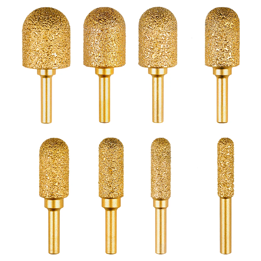 

1pc 8-25mm Diamond Grinding Burr Drill Bit Rotary Tool Grinding Bit For Engraving Polishing Stone Carving Metal Rotary File