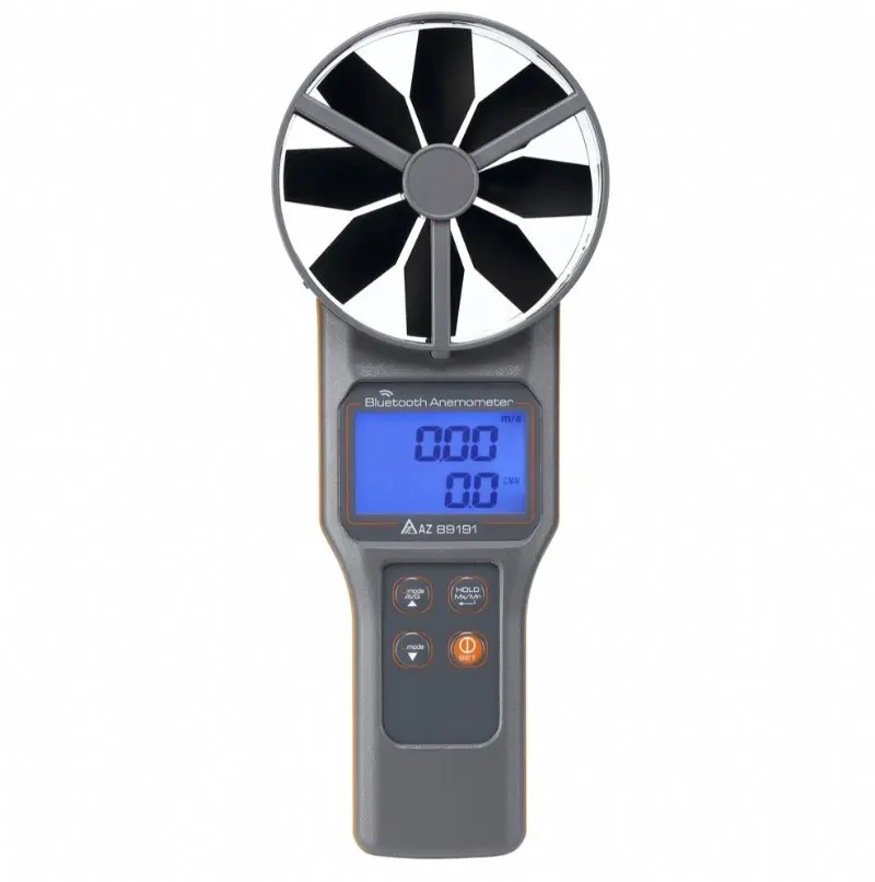 AZ89191 Temp./RH/CO2 Anemometer Wind Speed Meter Air Velocity Tester