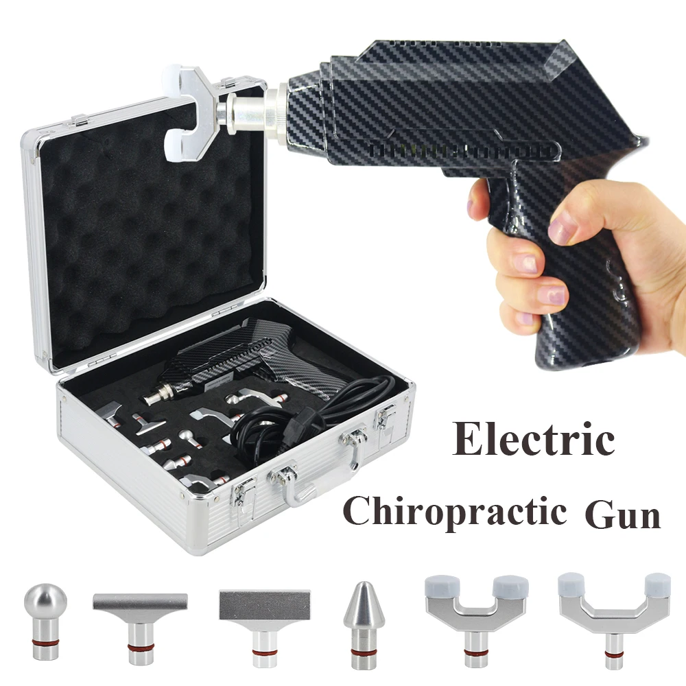 

Электрические инструменты для регулировки хиропрактики, расслабление тела, 1500N, регулируемая интенсивность терапии, коррекция, массажный пистолет, здравоохранение