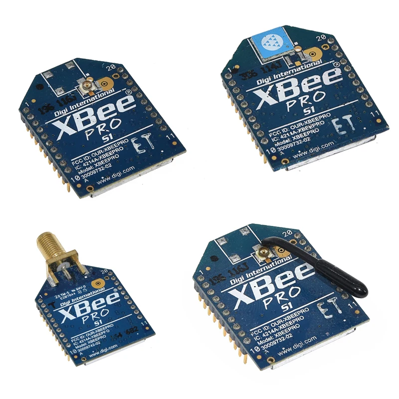 XBEE PRO S1 63mW DIGI Original Imported Wireless Data Transmission Module Chip Telescopic Antenna U.FL