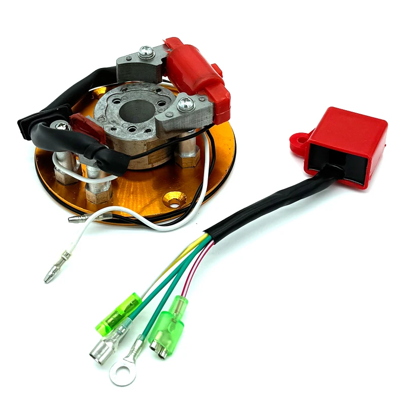 Motorcycle Magneto Coil Inner Rotor Stator Kit For LF YX 50/110/125/150/160CC Scooter Go Kart ATV Quad Horizontal Engine