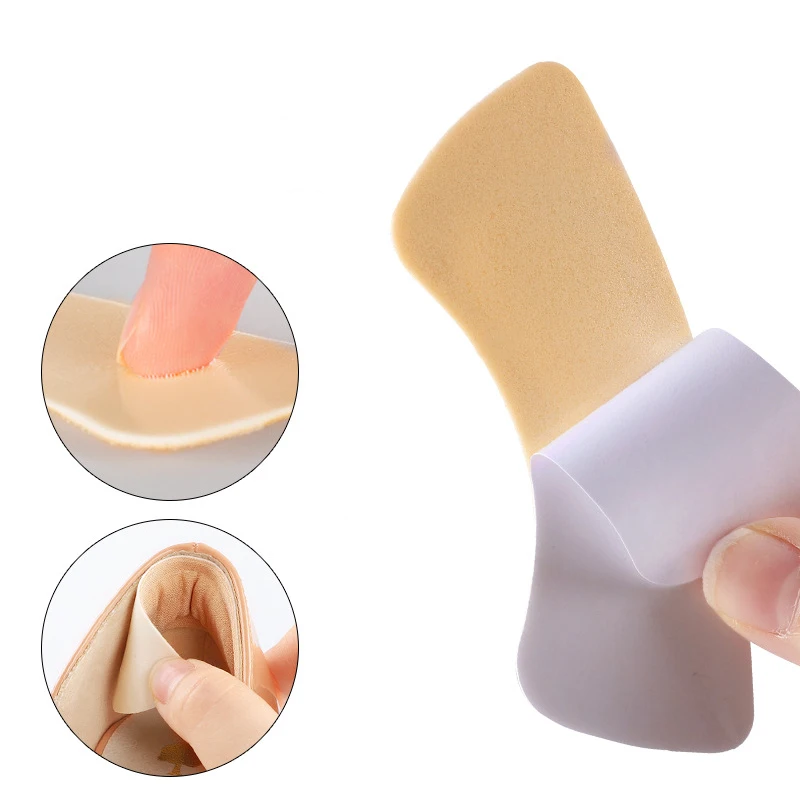 3 คู่กาวสติกเกอร์ส้นสติกเกอร์ Insoles Patch Anti-Pain Cushion Pads Heel Care Heel Protector กีฬารองเท้าผ้าใบรองเท้า