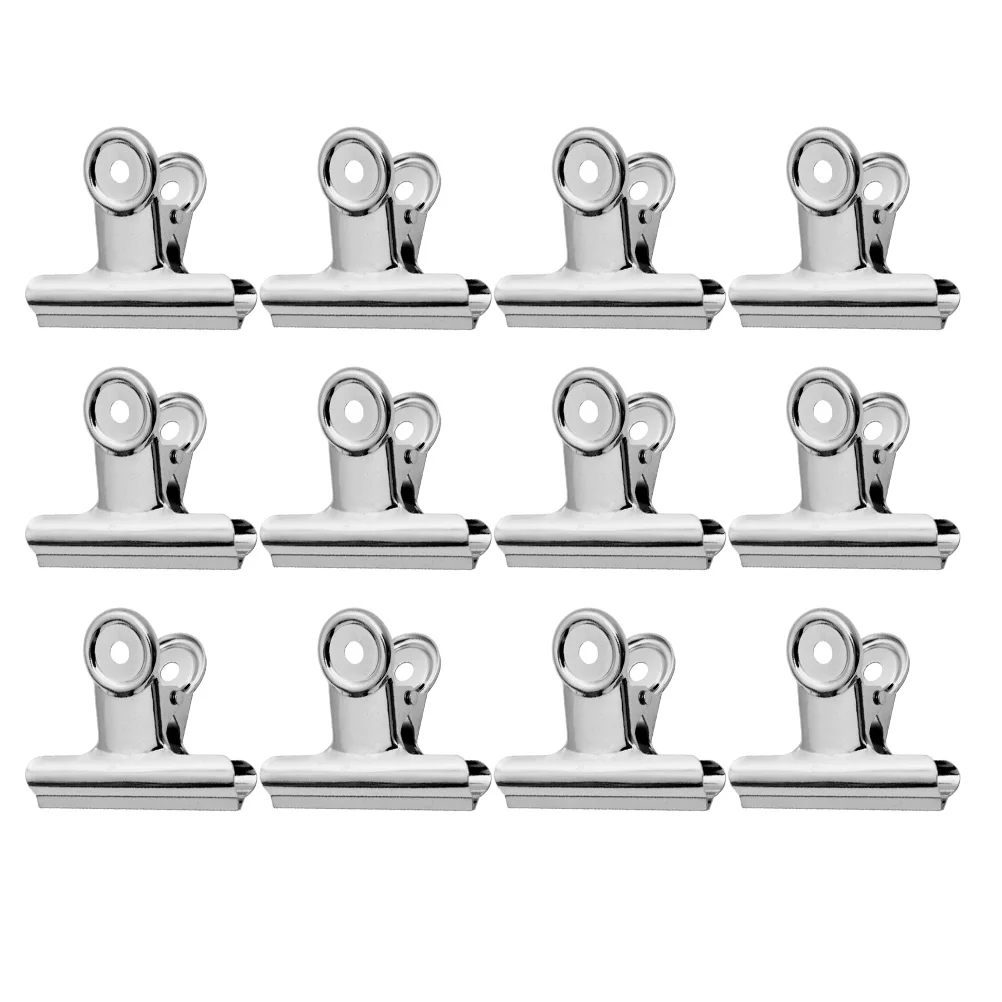 

12 Pcs Metal Tip Extension Clamps Professional Manicure Fixing Model Accessories Tip Mold Clamps Beauty Tools Polish