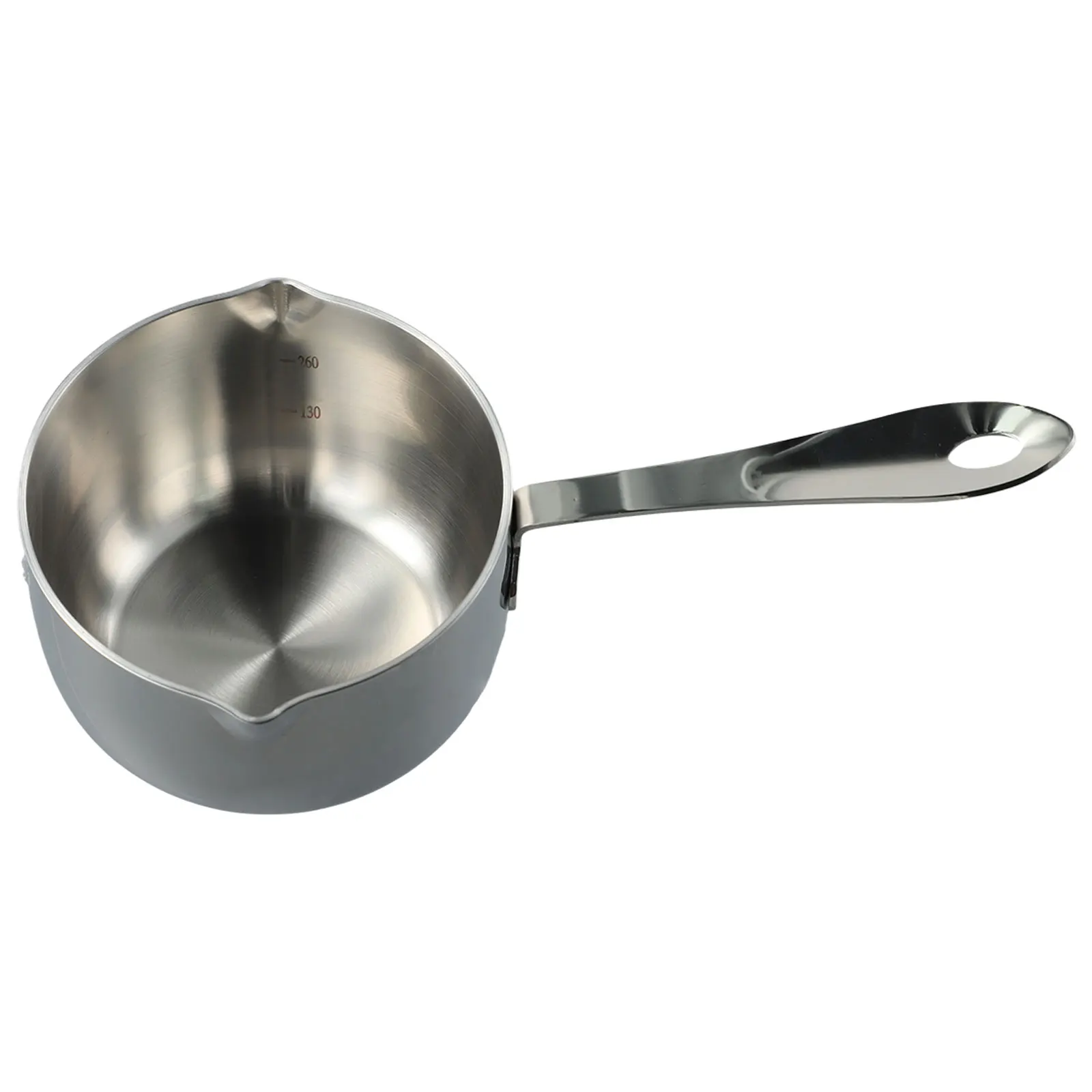 Lightweight Stainless Steel Sauce Pan for Cooking Milk or Butter Oil Ergonomic Design Ensures Easy Control and Balance