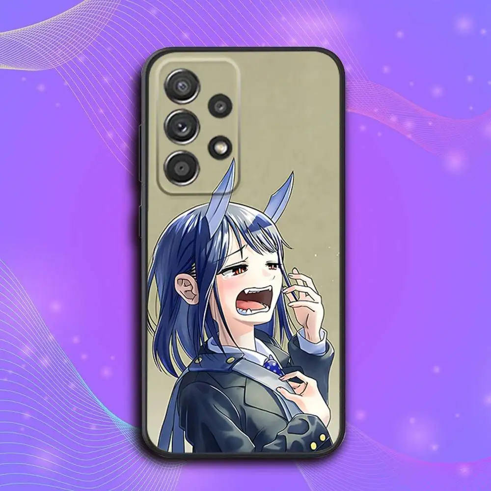 Anime R-Ruri Dragon Telefoonhoesje voor Samsung S 25,24,23,22,30,21,10,9,Ultra,Plus,Lite,FE,4,5G Zachte zwarte hoes