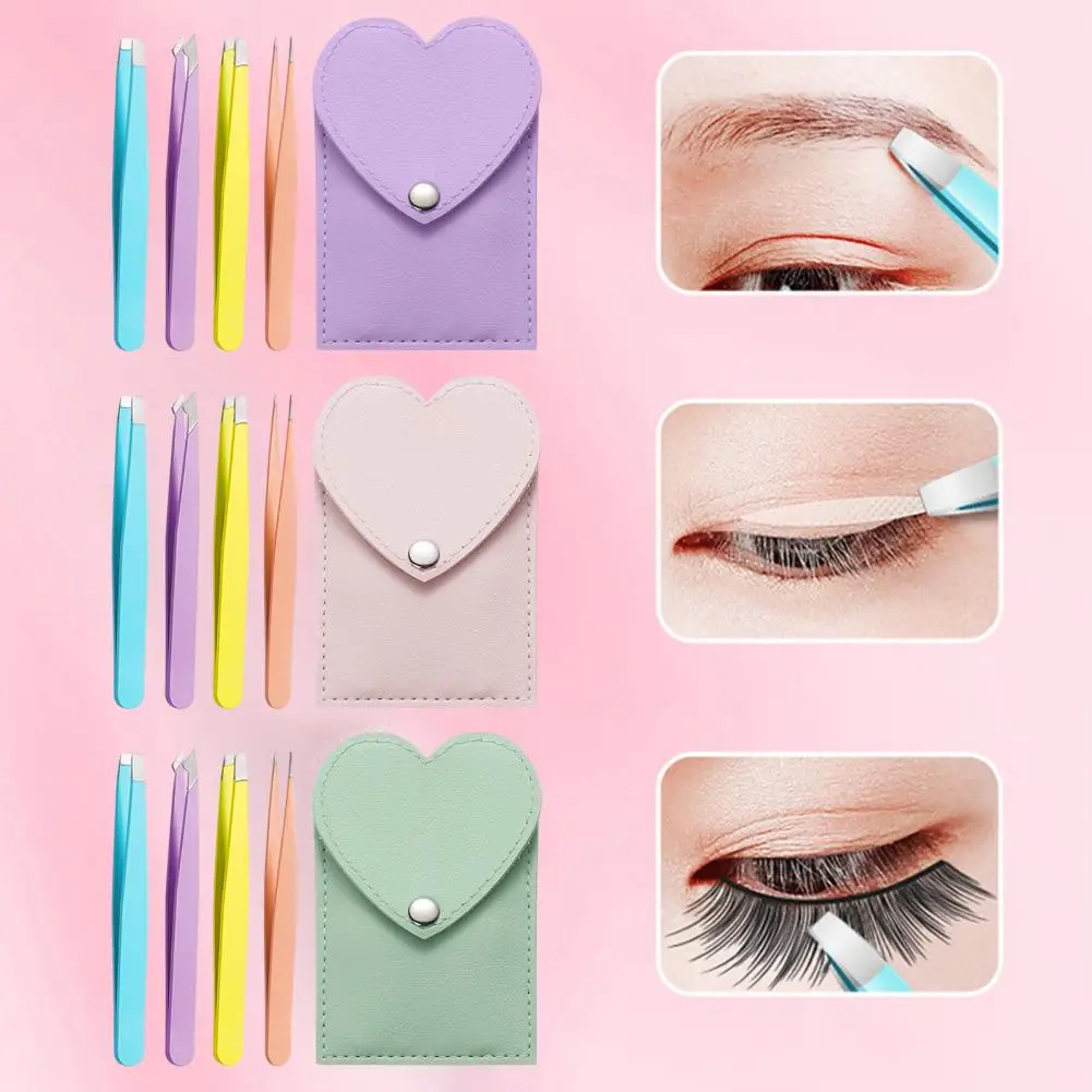 1 Set Wimpern Pinzette Langlebig Praktische Augenbraue Clip Werkzeug Wimpern Augenbraue Clip Werkzeug Pinzette für Damen