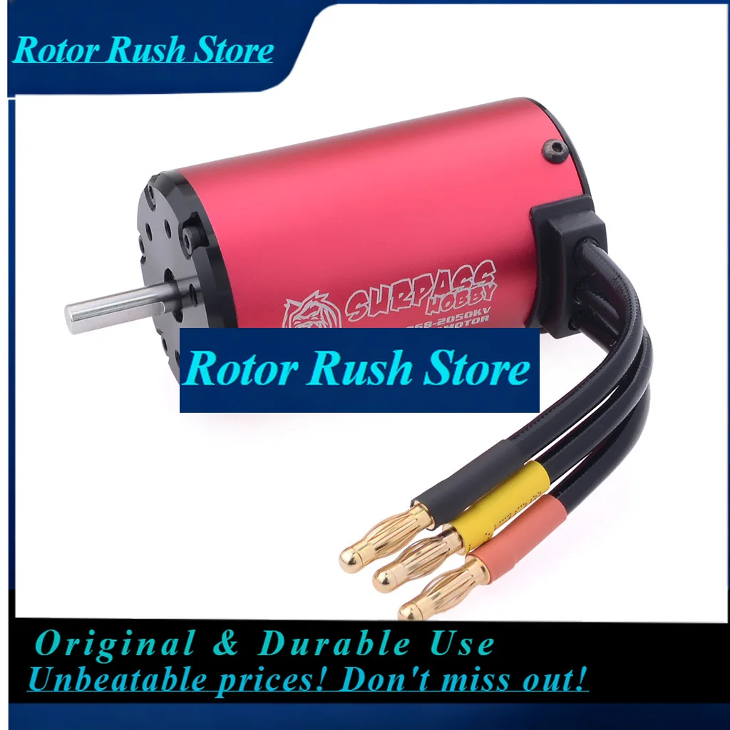 RoRuSSurpass Hobby KK 4068/4076 Waterproof Brushless Motor 1700/2000/2250KV 5.0mm Shaft For RC 1/8 Drift Racing Off-road Climbin