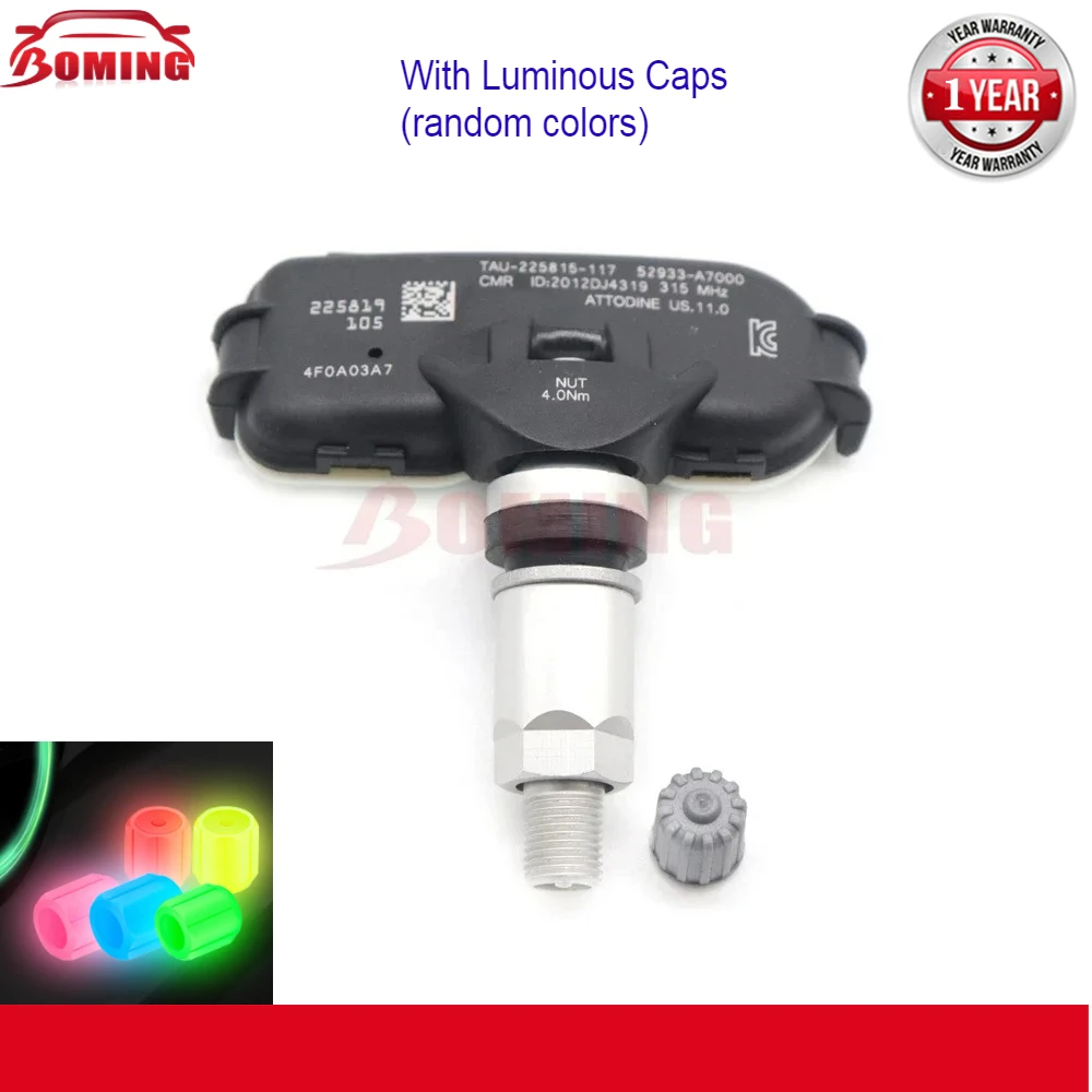 

315 МГц новый TPMS 52933-A7000 датчик давления в шинах для Hyundai Elantra 2014-2016 для Kia Forte 2014-2016 Forte5 2014-2017