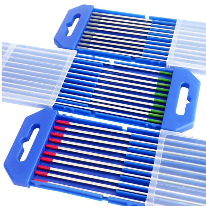 Électrodes de soudage TIG en tungstène, WL15 WES WC20 WP WY20 WT20 WZ8 WL20 2%, mélange de terres rares tororées lanthanées