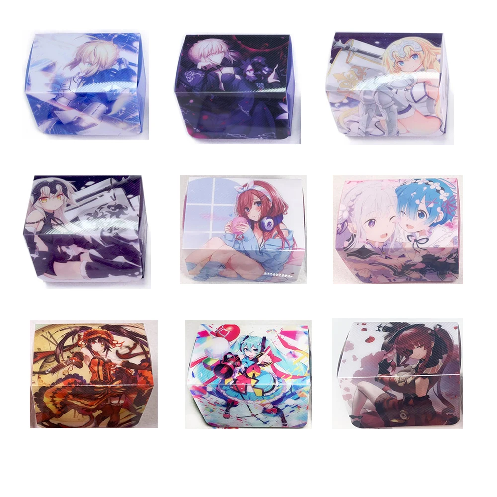 High Quality Large Size100+ Anime Cards Deck Case Container Hold Collection for Board Games Box Holder Mtg/YGO/TCG Trading Card