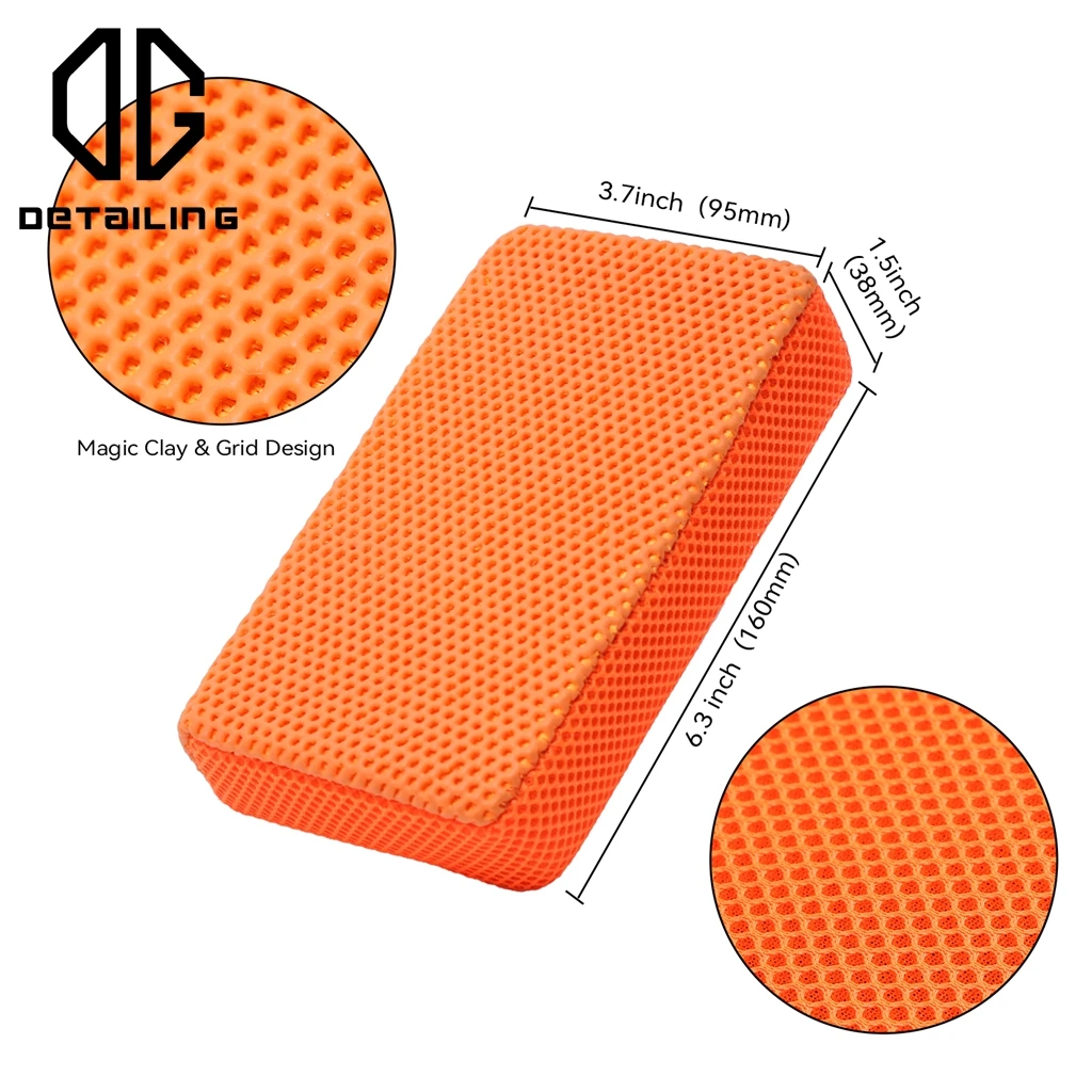 DETAILING Car Magic Clay Sponge Bar Pad Decontamination Sponge Block Cleaner Cleaning Eraser Car Wash Mud Cleaner
