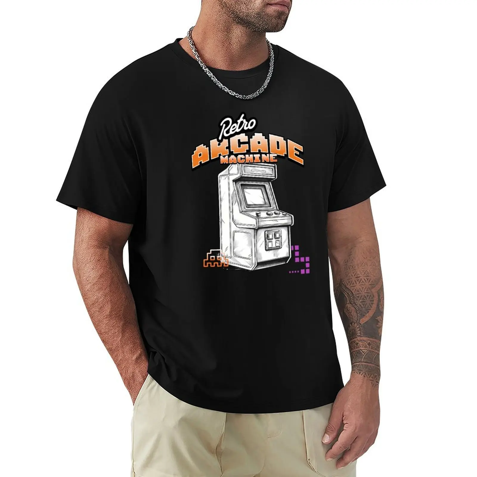 More than Coins: Stories and Emotions in Arcade Art T-Shirt Casual Daily Graphic Tee