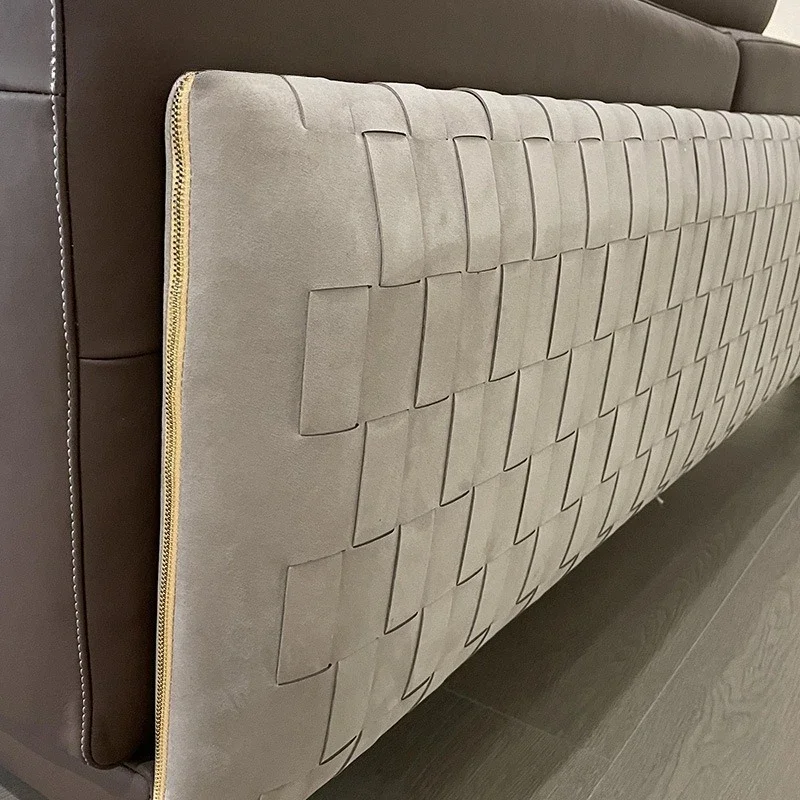 أريكة جلدية من الطبقة الأولى من جلد البقر