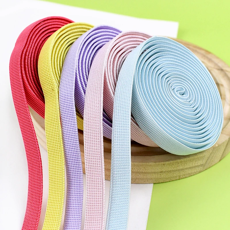 

2/4/10M 10mm Silicone Non-slip Elastic Band for Bra Underwear Stretch Ribbon Strap Clothes Belt Rubber Bands Sewing Accessories