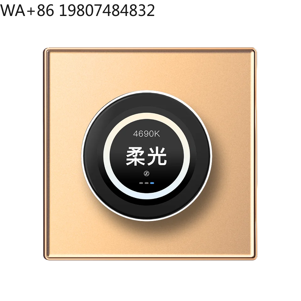 3.5 Inch Multi Function OLED Touch Smart Wall Switch WiFi Zigbee 3.0 Dimmer Light Curtain Scene App Voice Home Hotel Central