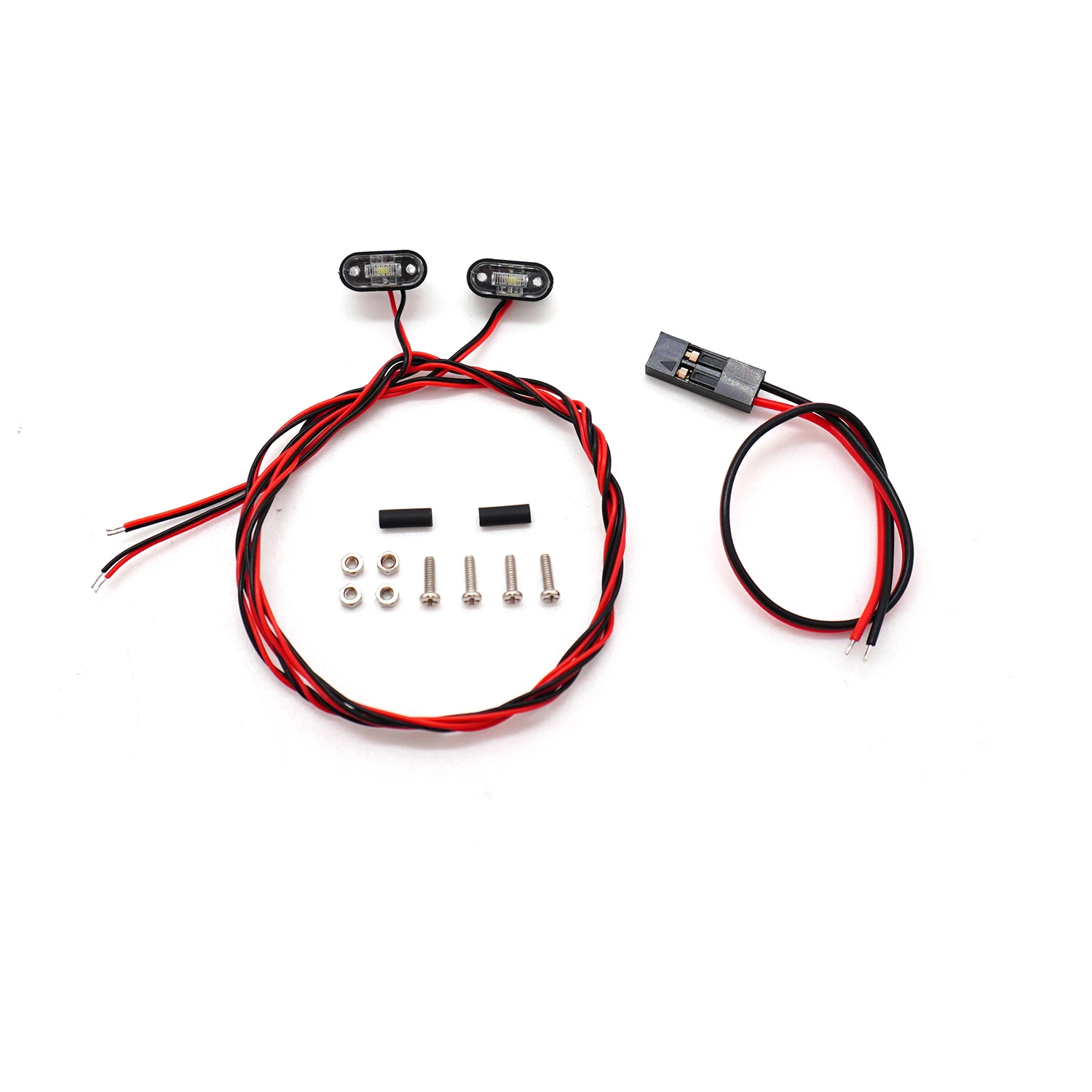 Plastic RC auto LED lampje 8*8mm 11*5mm - Waarschuwings- & profiellicht voor 1/14 Tamiya TRX4 Defender Bronco SCX10 RC kiepwagen onderdelen