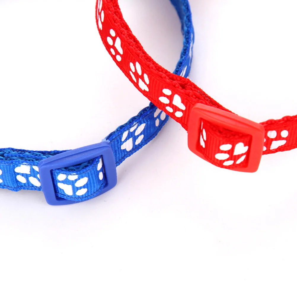 

6pcs Pcs Adjustable For Dog Adjustable Pet Collar Cat Comfortable Fit Safety Buckle 6 Colors Set Of Pet Collar 6 Dog Collars