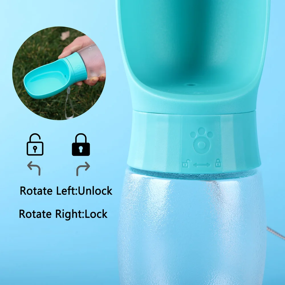 Pet Dog Water Bottle For Small Medium Dogs Cat Hiking Portable Puppy Feeder Leakproof Cat Drinking Bowls French Bulldog Supplies
