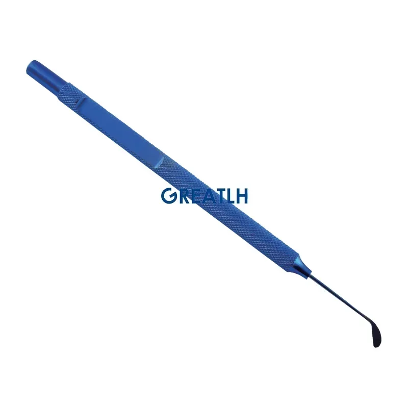 GREATLH Ophthalmic Eyes Instrument Titanium Alloy Corneal Epithelium Spatula Veterinary Ophthalmic Instrument