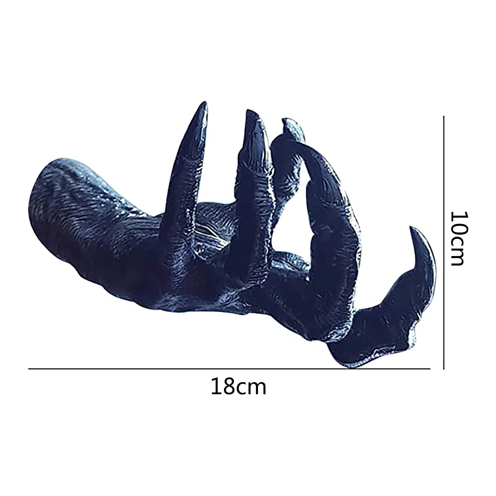 Witch Hand Wall Hanging Wall Hanger Decoration Wall Simulation Devil Hands Statue 3D Freehand Sculpture Resin Decorative Art view 6