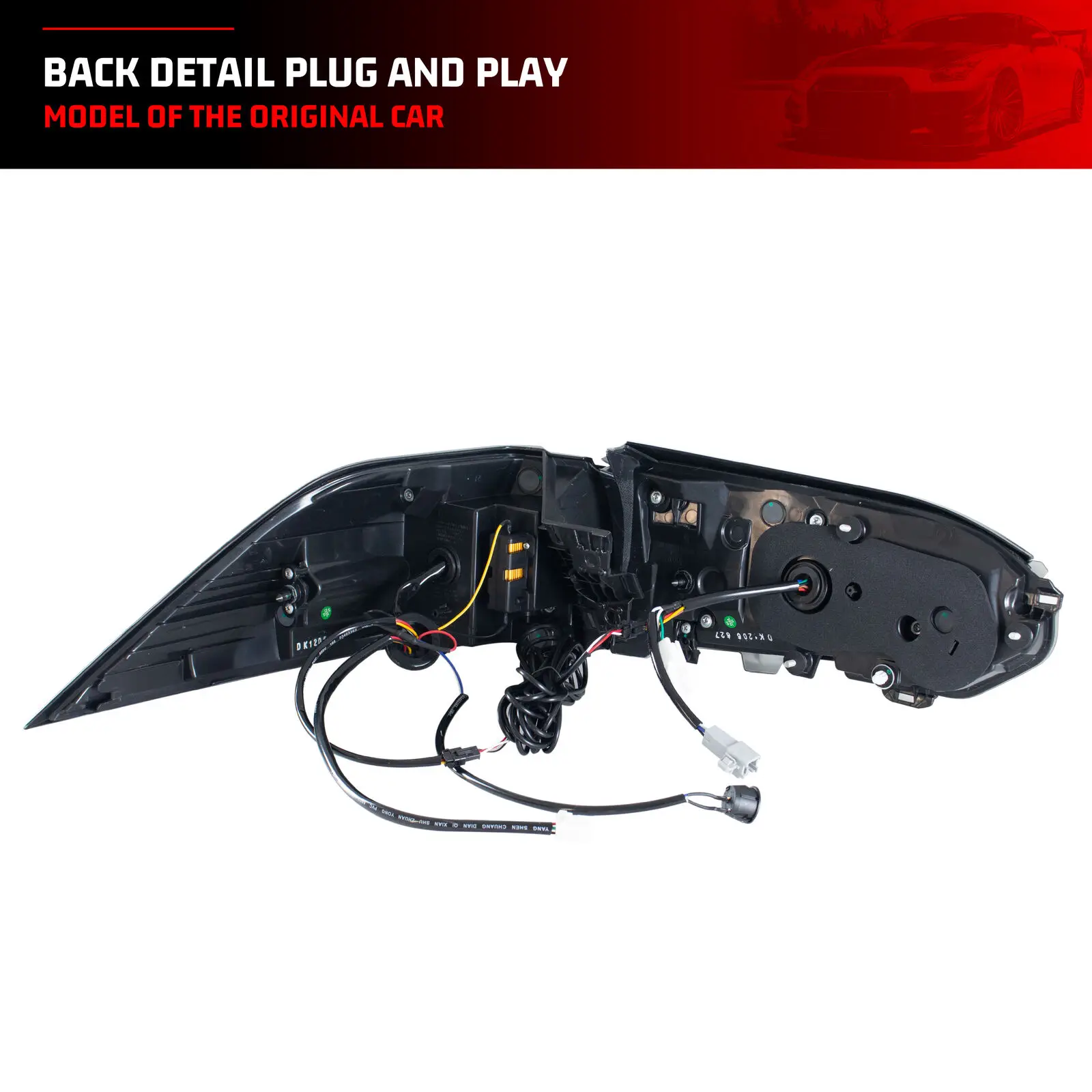 LED Tail Lights for Toyota RAV4 2019-2023 Start-up Animation Sequential Turn Signal Rear Lamps Assembly